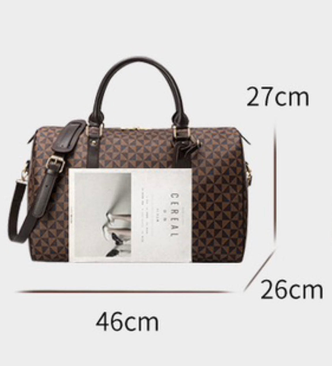 Prestige Reisetasche in Braun